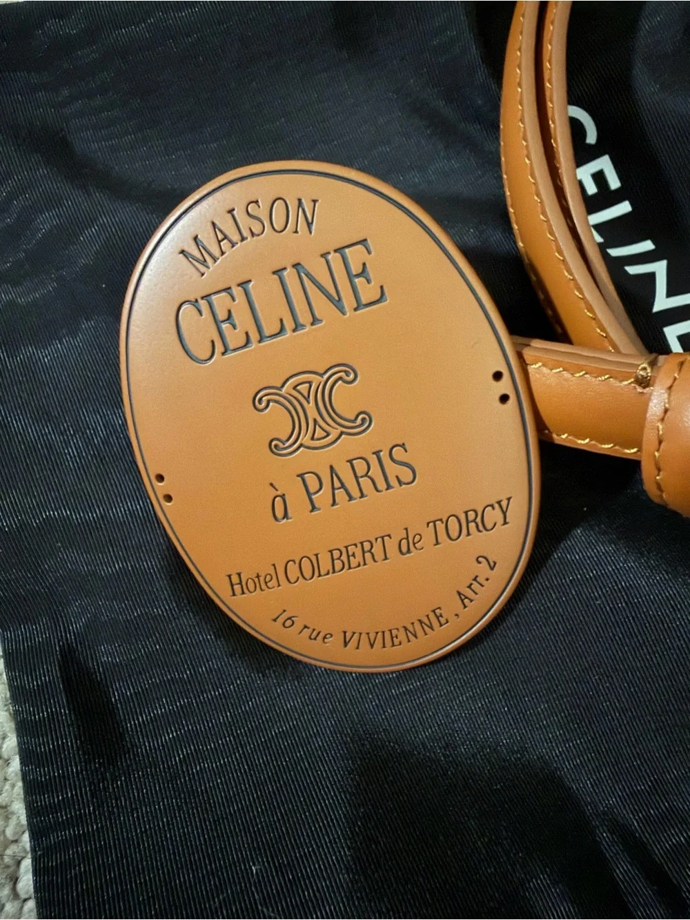 Celine leather strap